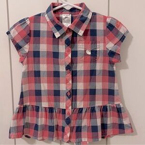 CARHARTT | Girl’s Button-Up Shirt. 24 Months.